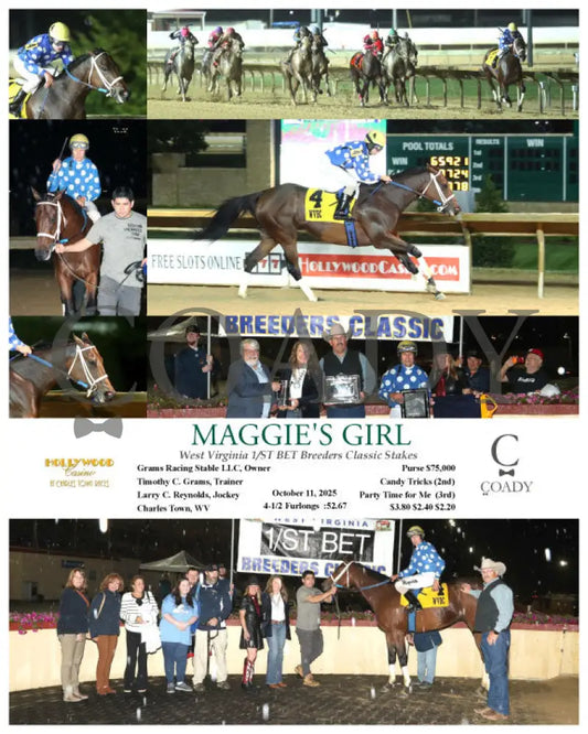 MAGGIE’S GIRL - West Virginia 1/ST BET Breeders Classic Stakes - 10-11-25 - R10 - CT Hollywood Casino at Charles Town