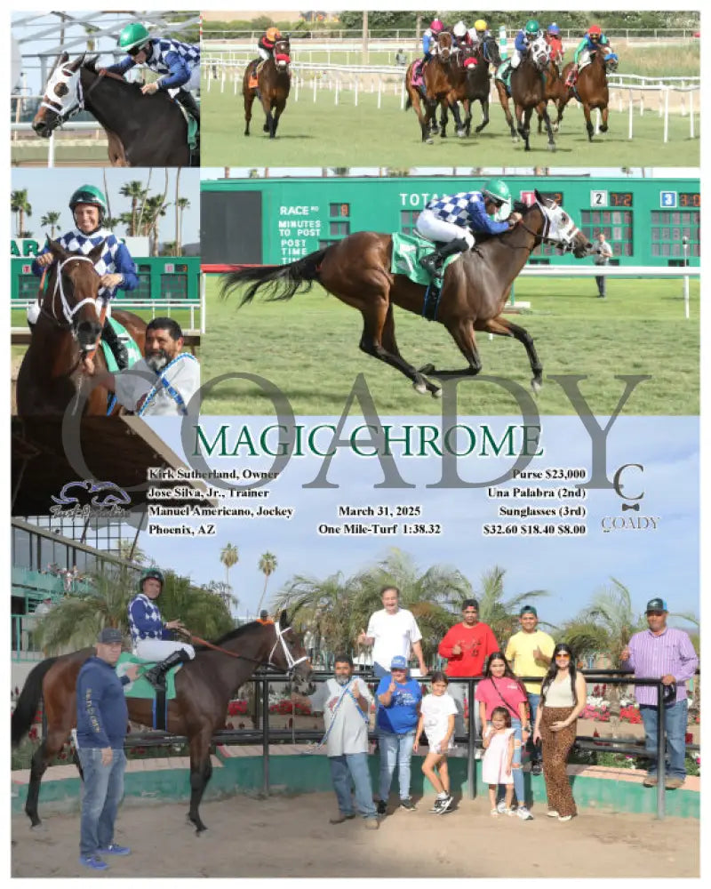 MAGIC CHROME - 03-31-25 - R08 - TUP Turf Paradise