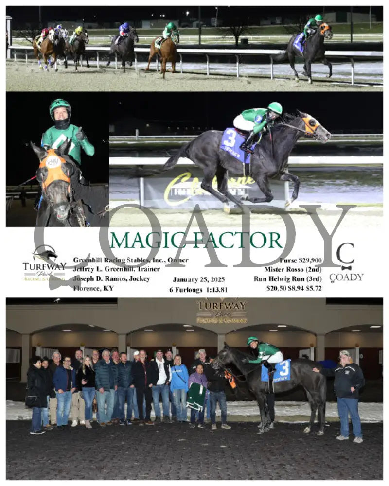 Magic Factor - 01-25-25 R08 Tp Turfway Park
