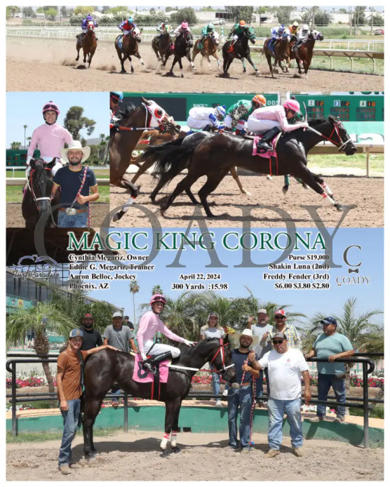 Magic King Corona - 04 - 22 - 24 R01 Tup Turf Paradise