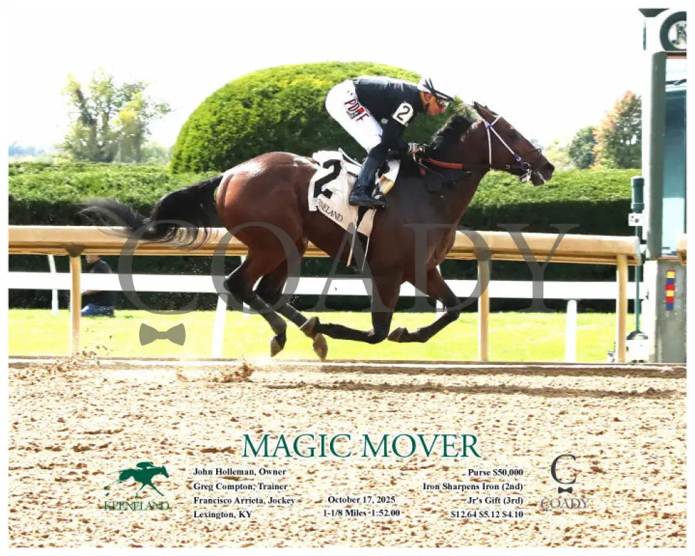 MAGIC MOVER - 10-17-25 - R02 - KEE - Action 01 Keeneland