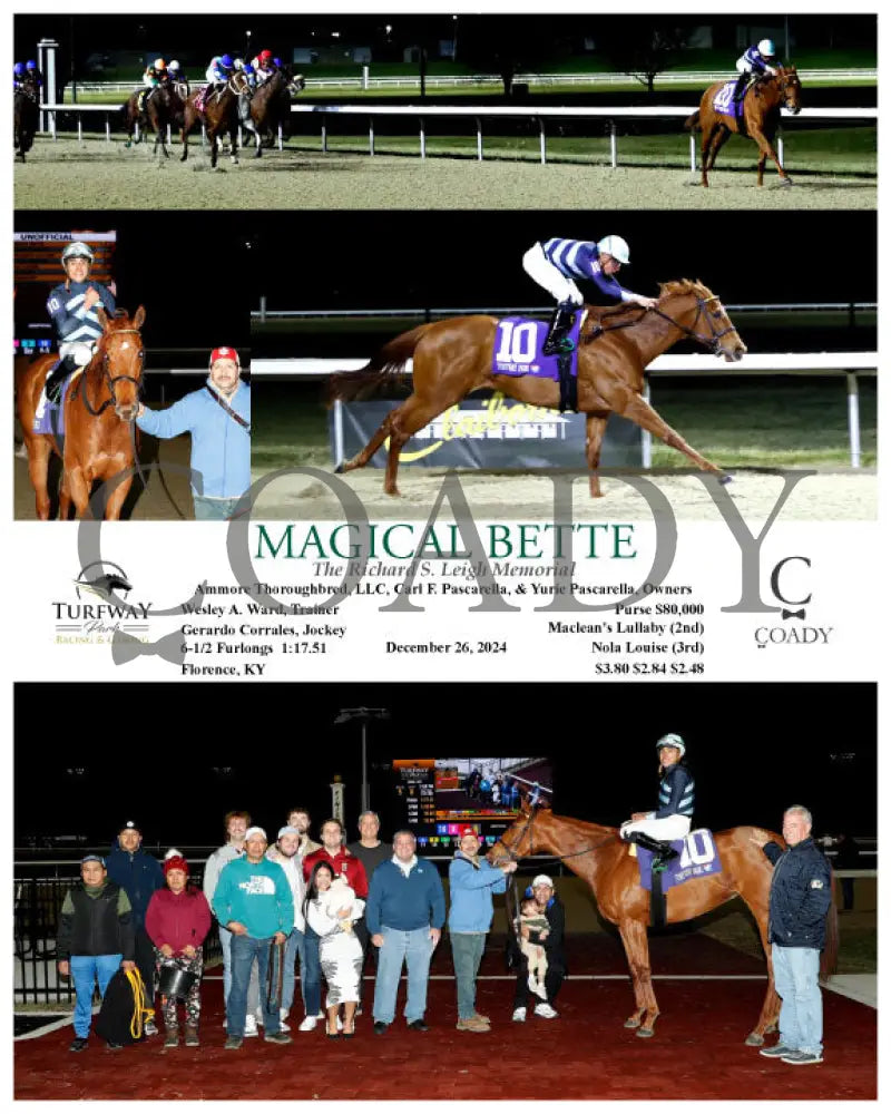 Magical Bette - The Richard S. Leigh Memorial 12-26-24 R05 Tp Turfway Park