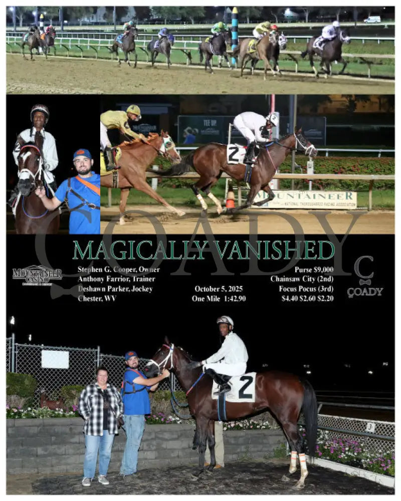 MAGICALLY VANISHED - 10-05-25 - R08 - MNR Mountaineer Park