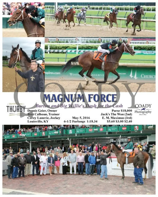 Magnum Force - 050516 Race 07 Cd Churchill Downs