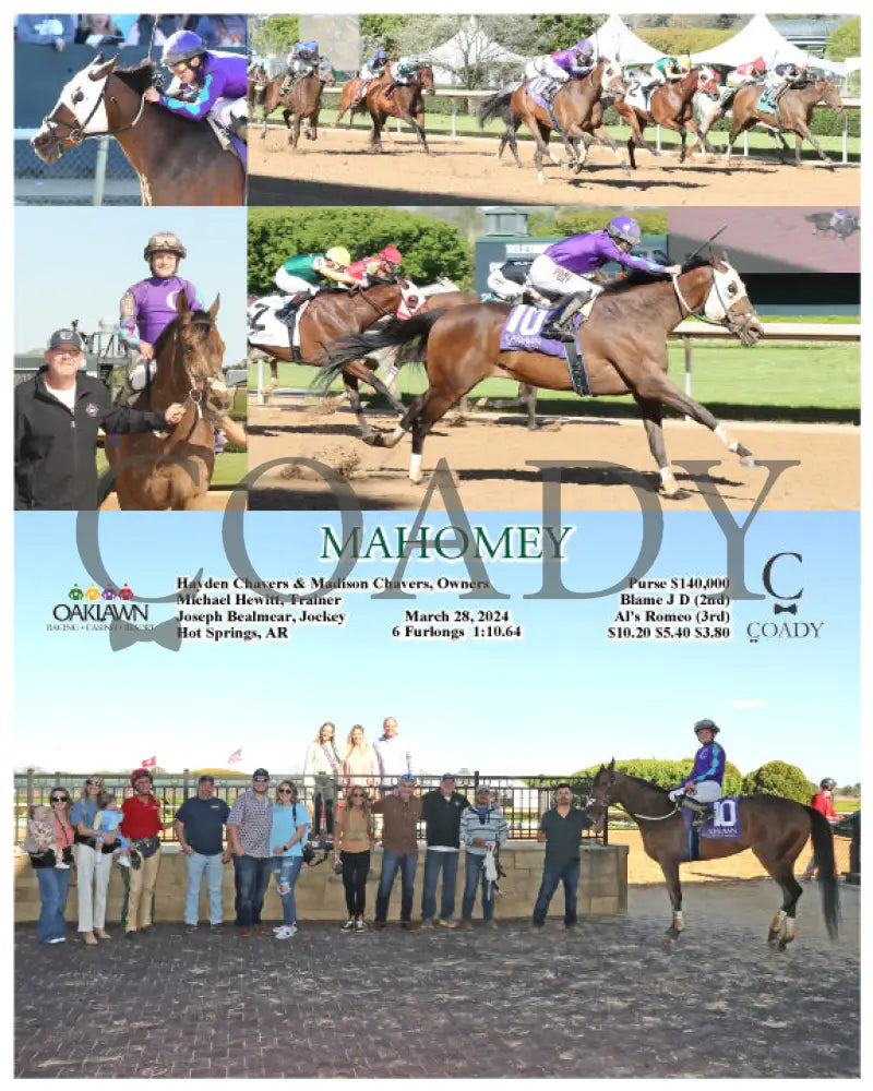 Mahomey - 03 - 28 - 24 R08 Op Oaklawn Park