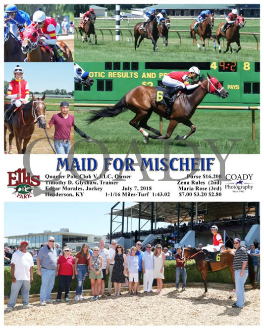 Maid For Mischeif - 070718 Race 05 Elp Ellis Park