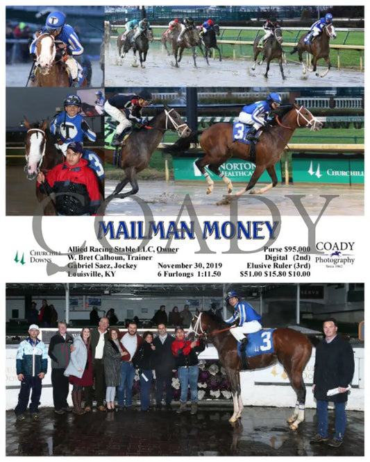 Mailman Money - 11-30-19 R08 Cd Churchill Downs