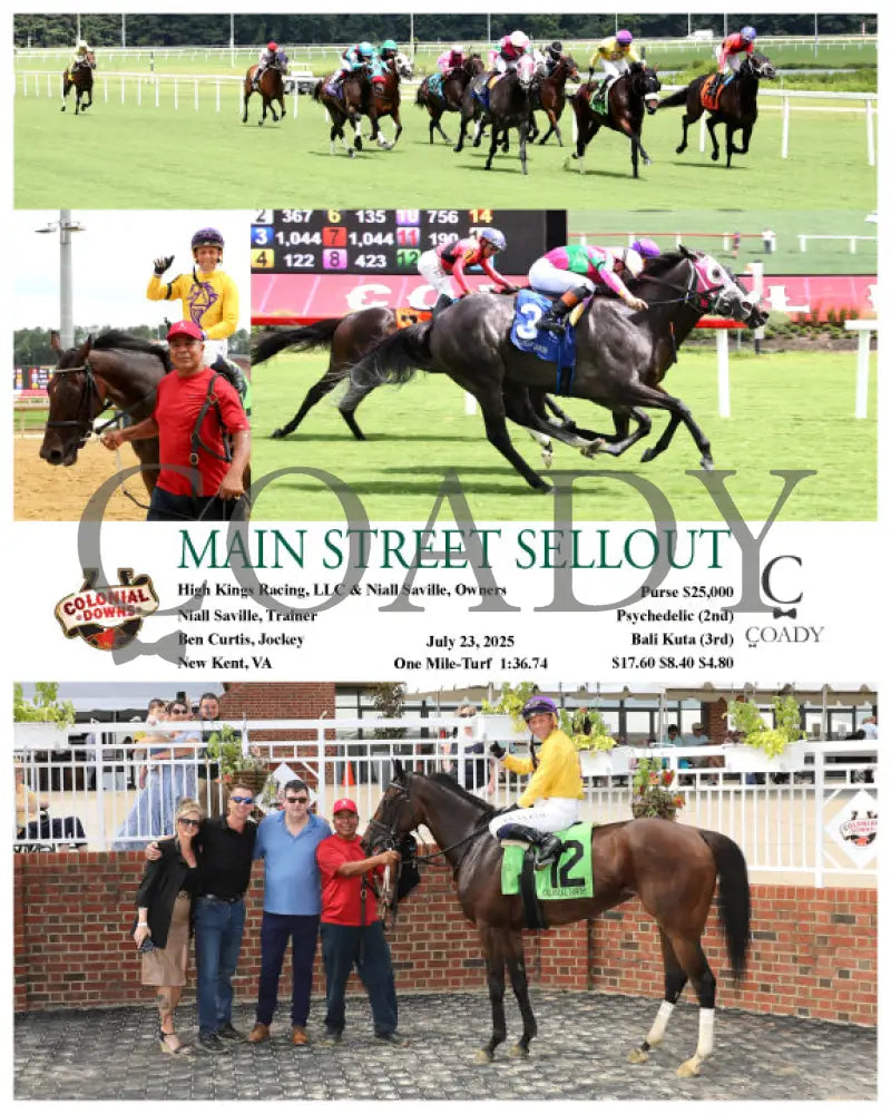 MAIN STREET SELLOUT - 07-23-25 - R07 - CNL Colonial Downs