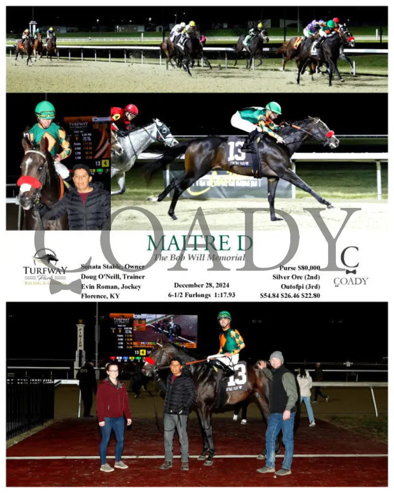 Maitre D - The Bob Will Memorial 12-28-24 R05 Tp Turfway Park