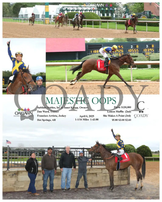 MAJESTIC OOPS - 04-06-25 - R08 - OP Oaklawn Park