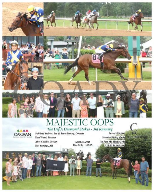 MAJESTIC OOPS - The Dig A Diamond Stakes - 3rd Running - 04-26-25 - R10 - OP Oaklawn Park