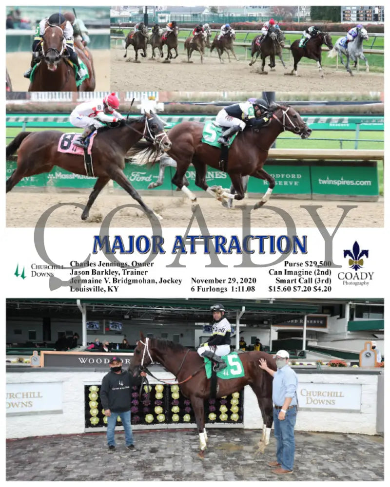 Major Attraction - 11-29-20 R07 Cd Churchill Downs