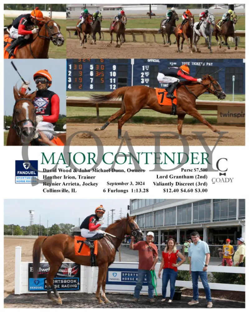 Major Contender - 09-03-24 R06 Fan Fanduel Sportsbook Horse Racing