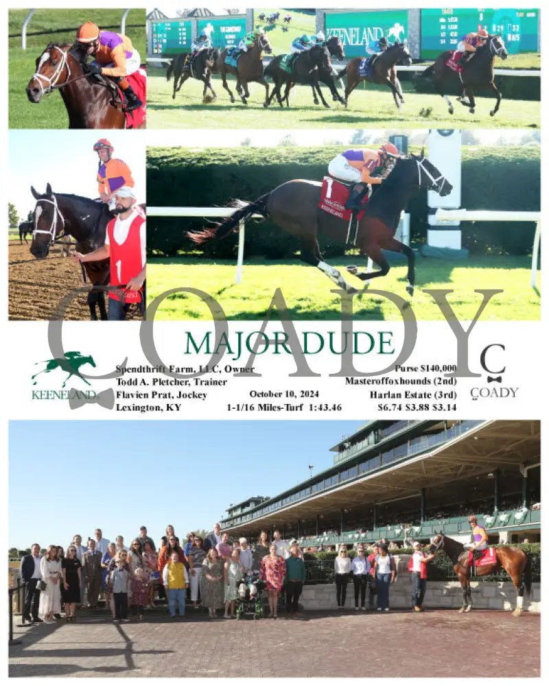 Major Dude - 10-10-24 R08 Kee Keeneland