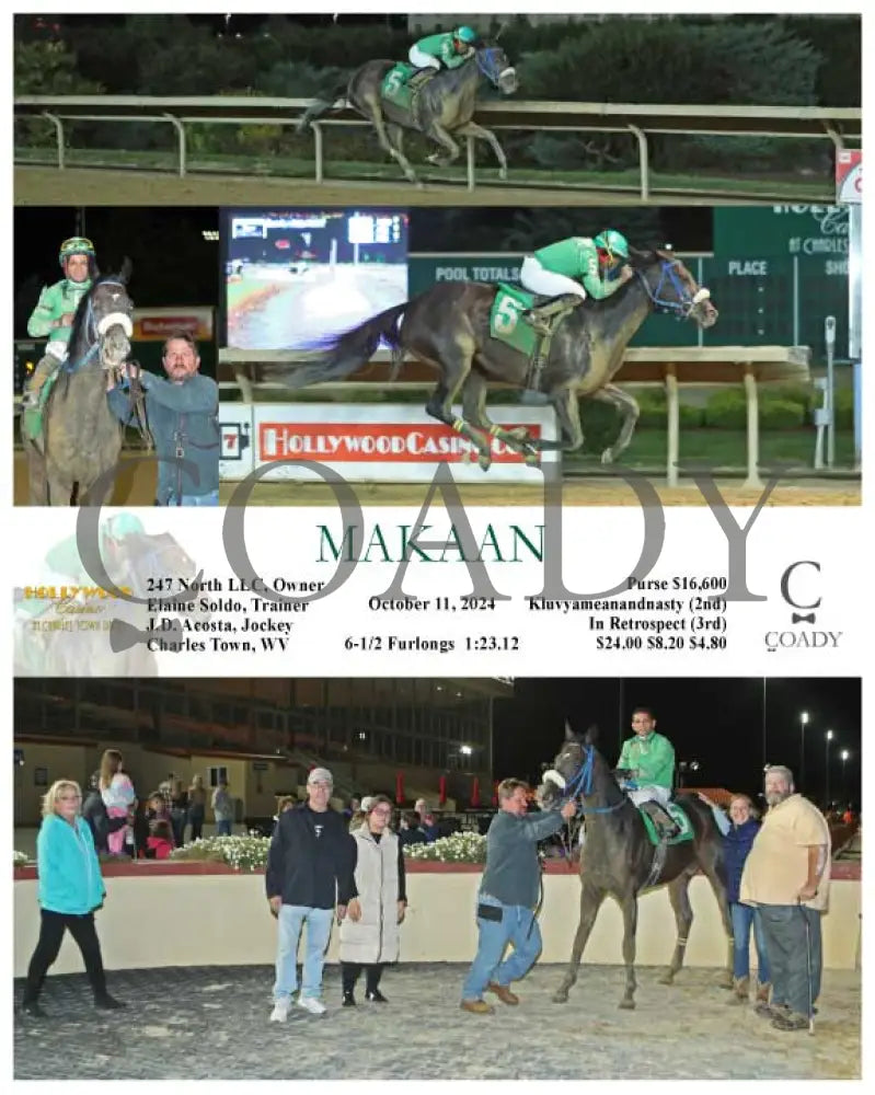 Makaan - 10-11-24 R06 Ct Hollywood Casino At Charles Town Races