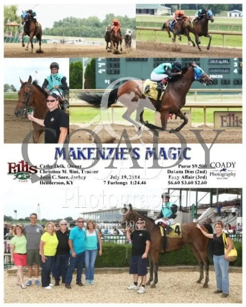 Makenzie’s Magic - 071914 Race 01 Elp Ellis Park