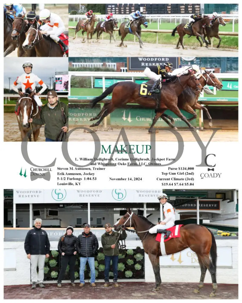 Makeup - 11-14-24 R08 Cd Churchill Downs