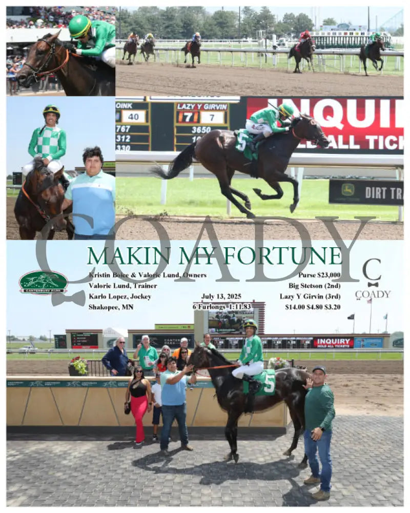 MAKIN MY FORTUNE - 07-13-25 - R01 - CBY Canterbury Park