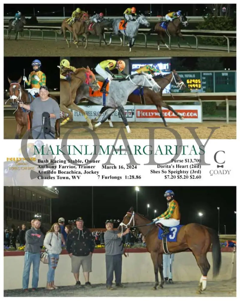 Makinlimmargaritas - 03 - 16 - 24 R06 Ct Hollywood Casino At Charles Town Races