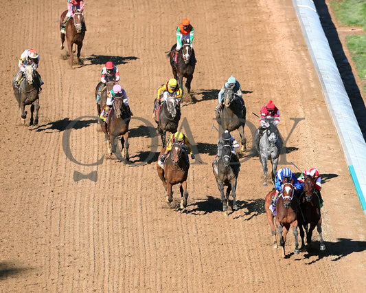 Malathaat - The Kentucky Oaks G1 147Th Running 04-30-21 R11 Cd Aerial Finish 01 Derby