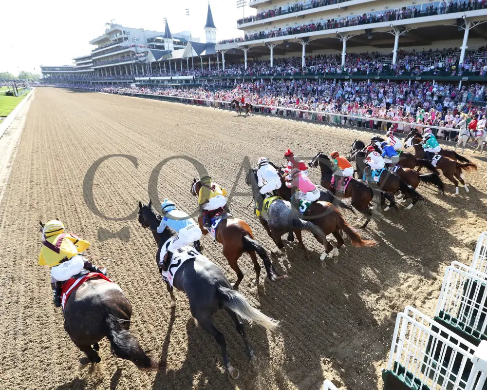 Malathaat - The Kentucky Oaks G1 147Th Running 04-30-21 R11 Cd Gate Start 01 Derby