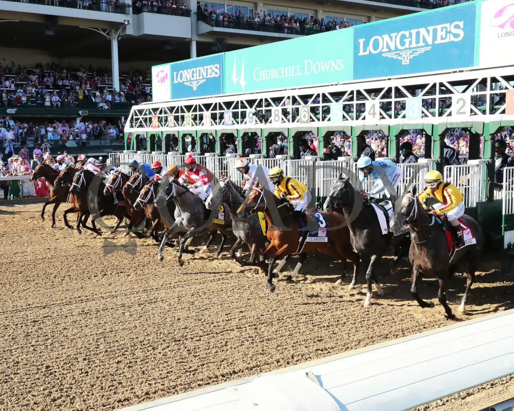 Malathaat - The Kentucky Oaks G1 147Th Running 04-30-21 R11 Cd Inside Start 01 Derby