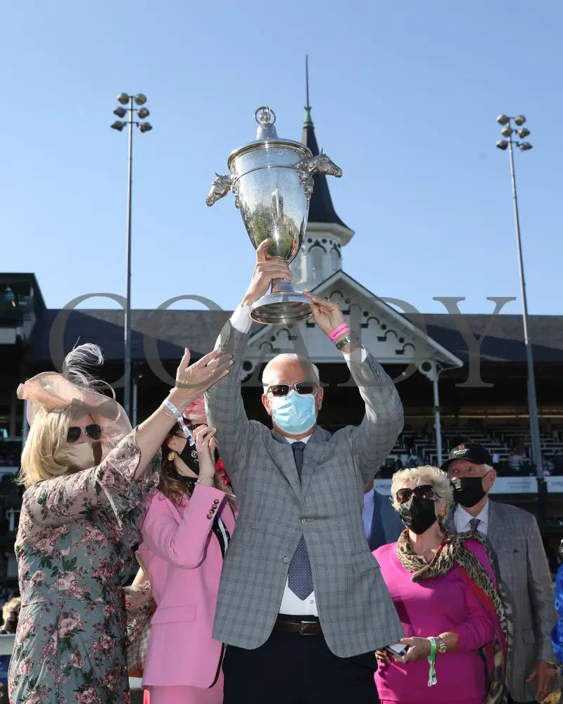 Malathaat - The Kentucky Oaks G1 147Th Running 04-30-21 R11 Cd Trophy Presentation Todd Pletcher