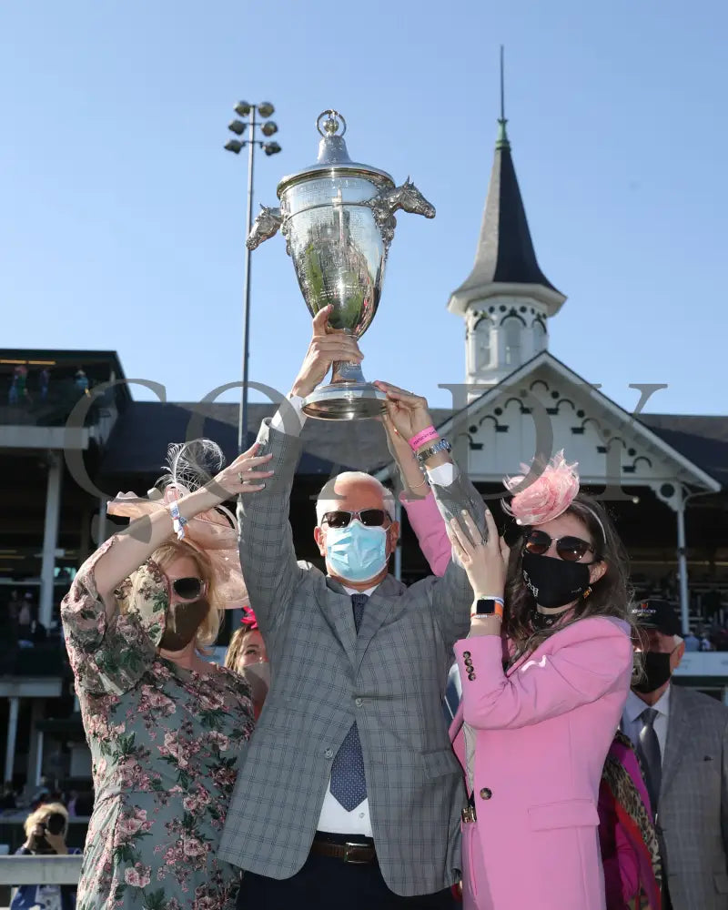Malathaat - The Kentucky Oaks G1 147Th Running 04-30-21 R11 Cd Trophy Presentation Todd Pletcher