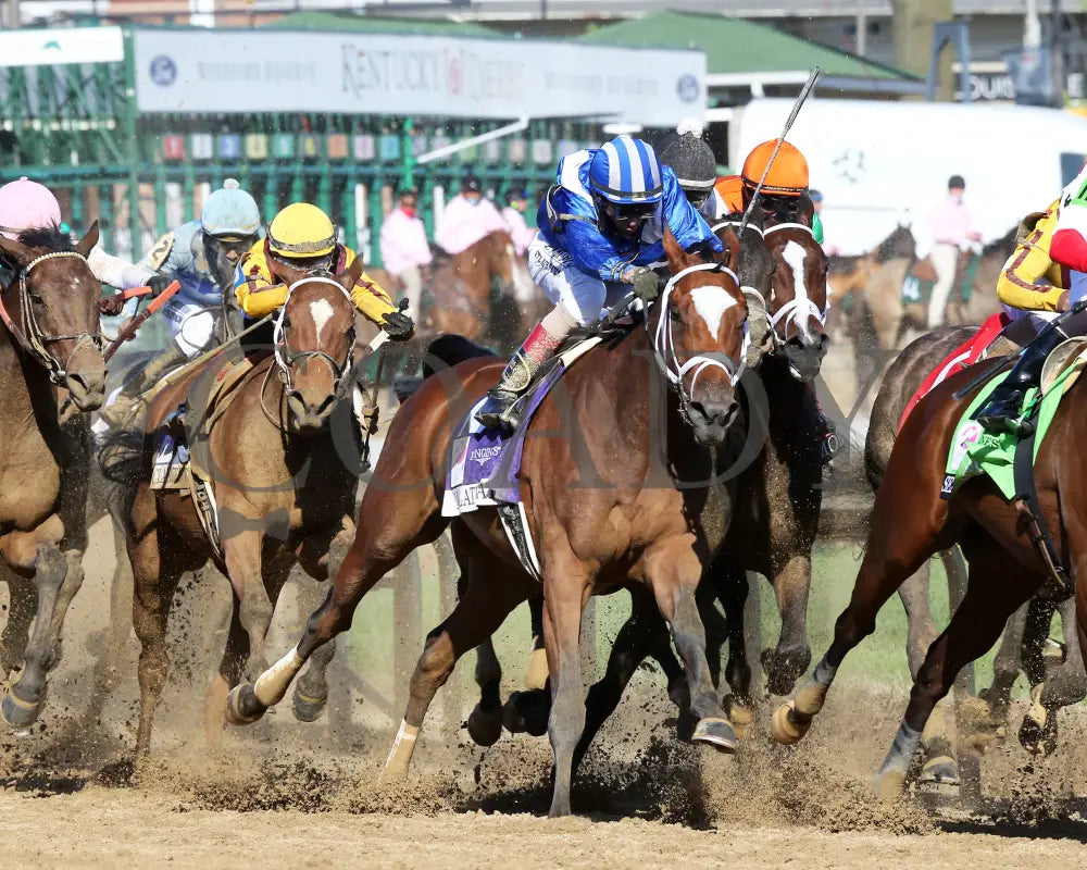 Malathaat - The Kentucky Oaks G1 147Th Running 04-30-21 R11 Cd Turn 02 Derby