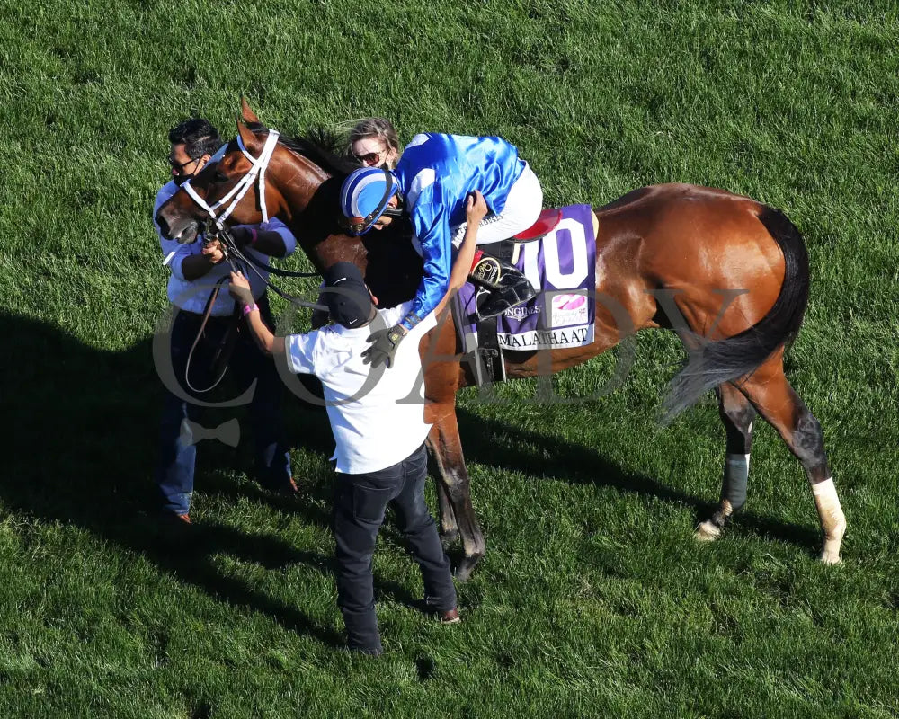 Malathaat - The Kentucky Oaks G1 147Th Running 04-30-21 R11 Cd Under Rail 01 Derby