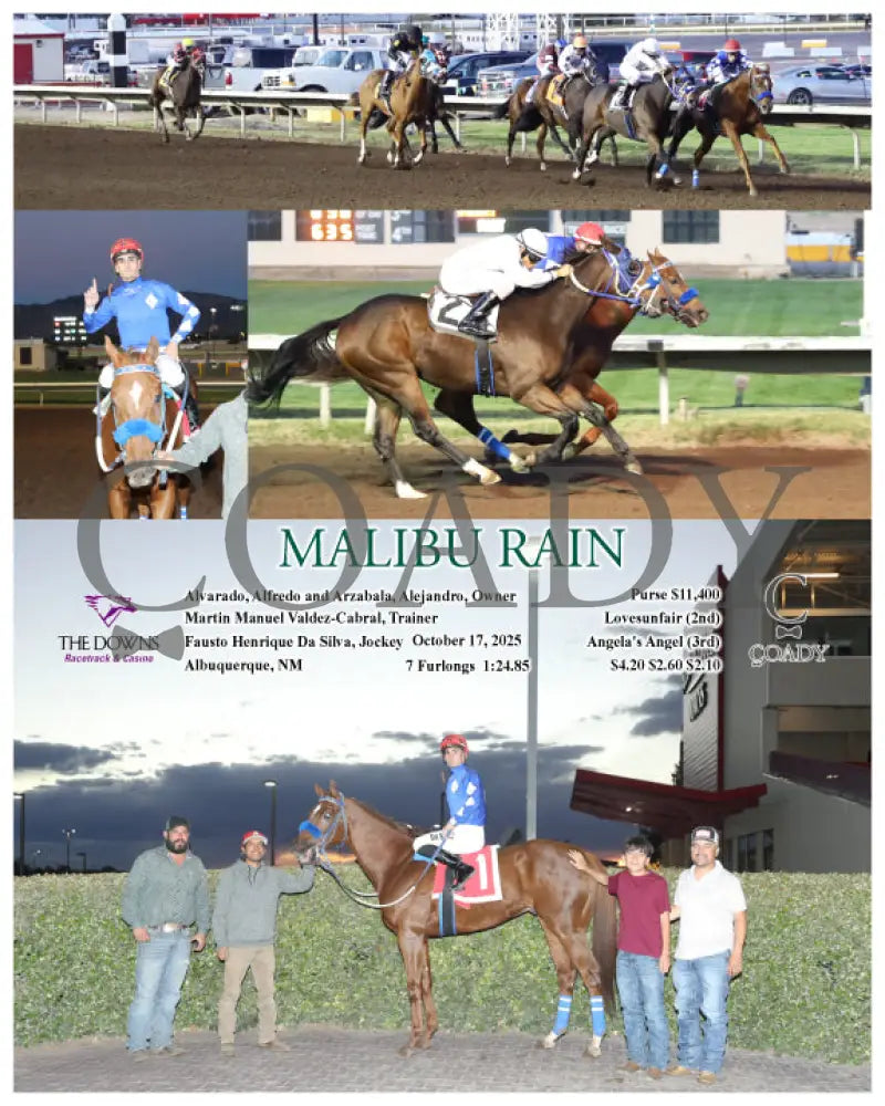 MALIBU RAIN - 10-17-25 - R02 - ALB Downs at Albuquerque