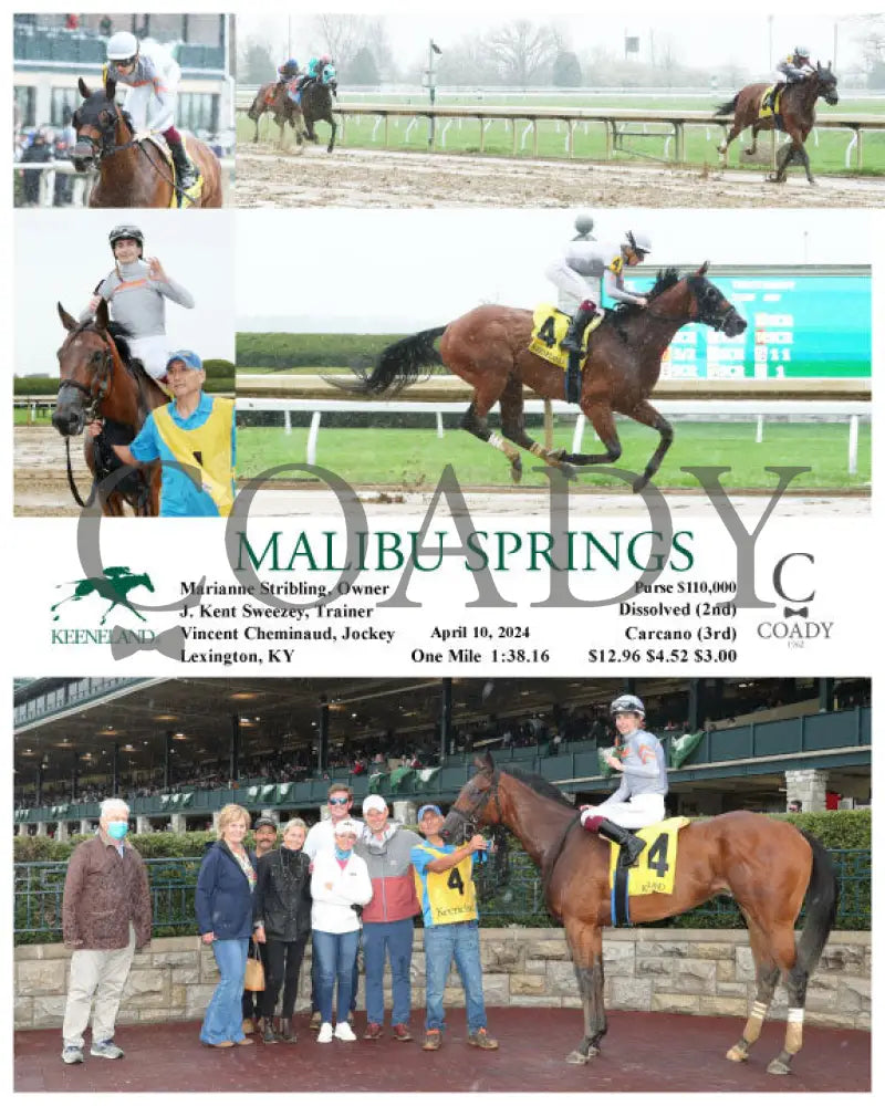 Malibu Springs - 04 - 10 - 24 R06 Kee Keeneland