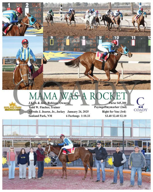 Mama Was A Rocket - 01-24-25 R08 Sun Turfway Park