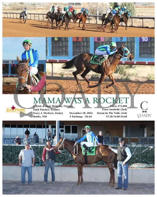 Mama Was A Rocket - 12-18-24 R09 Zia Zia Park