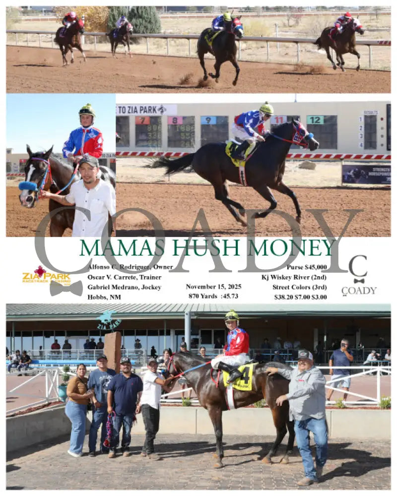 MAMAS HUSH MONEY - 11-15-25 - R01 - ZIA Zia Park