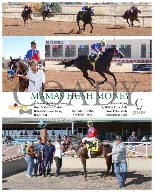MAMAS HUSH MONEY - 11-15-25 - R01 - ZIA Zia Park