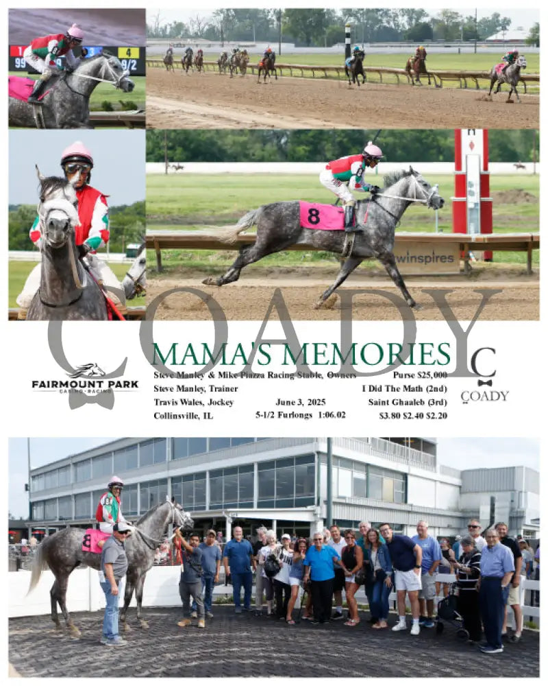 MAMA’S MEMORIES - 06-03-25 - R08 - FP Fanduel Sportsbook Horse Racing