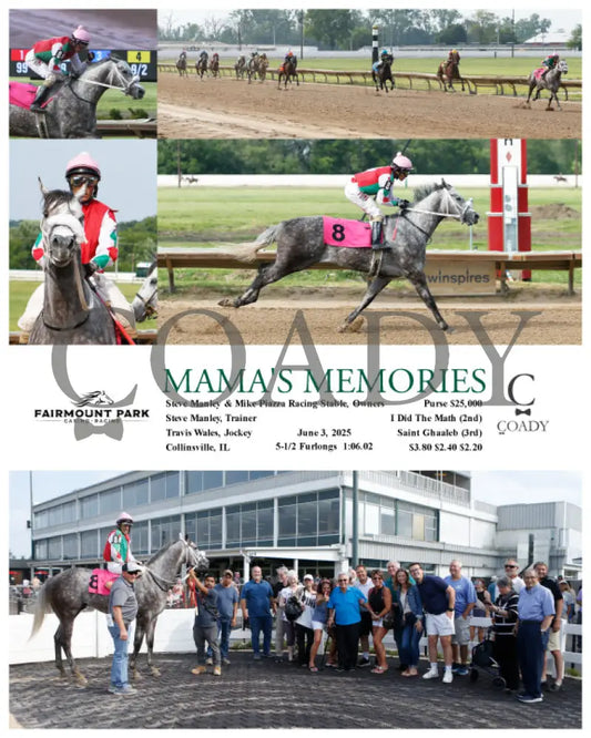 MAMA’S MEMORIES - 06-03-25 - R08 - FP Fanduel Sportsbook Horse Racing