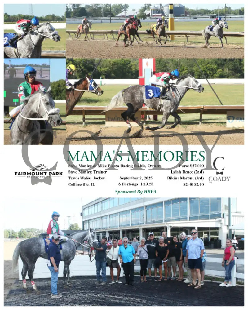 MAMA’S MEMORIES 09 02 25 R07 FP Fanduel Sportsbook Horse Racing