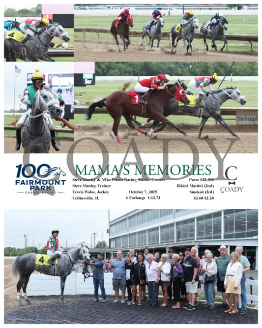 MAMA’S MEMORIES - 10-07-25 - R04 - FP Fanduel Sportsbook Horse Racing