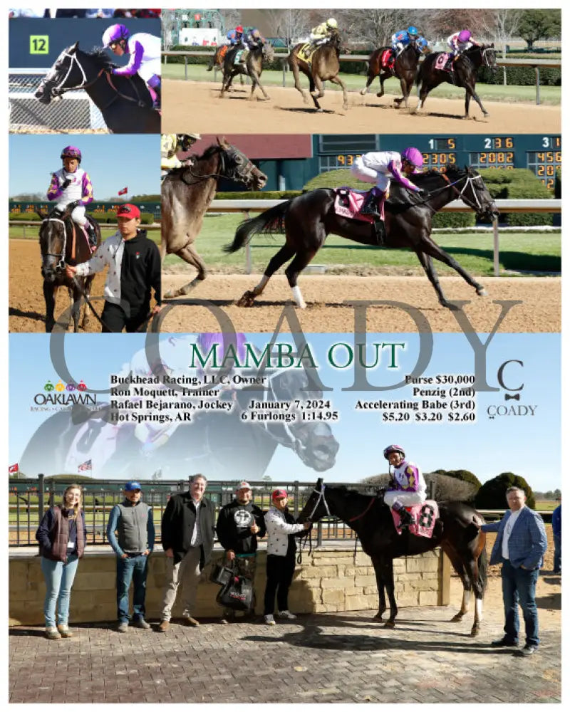 Mamba Out - 01-07-24 R01 Op Oaklawn Park