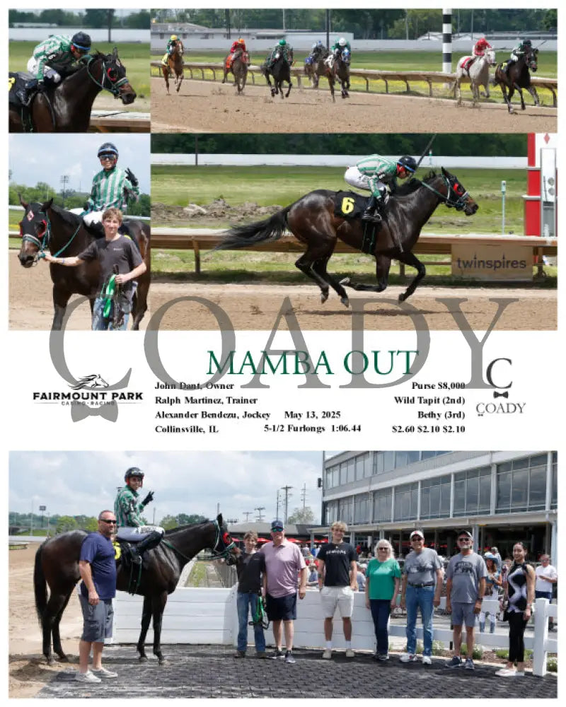 MAMBA OUT - 05-13-25 - R03 - FP Fanduel Sportsbook Horse Racing