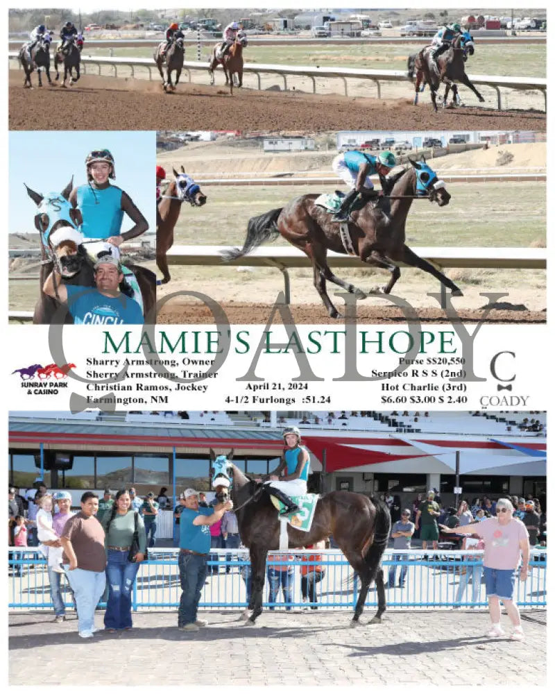 Mamie’s Last Hope - 04-21-24 R09 Srp Sunray Park