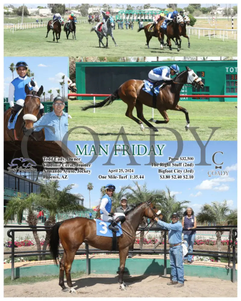 Man Friday - 04-25-24 R03 Tup Turf Paradise