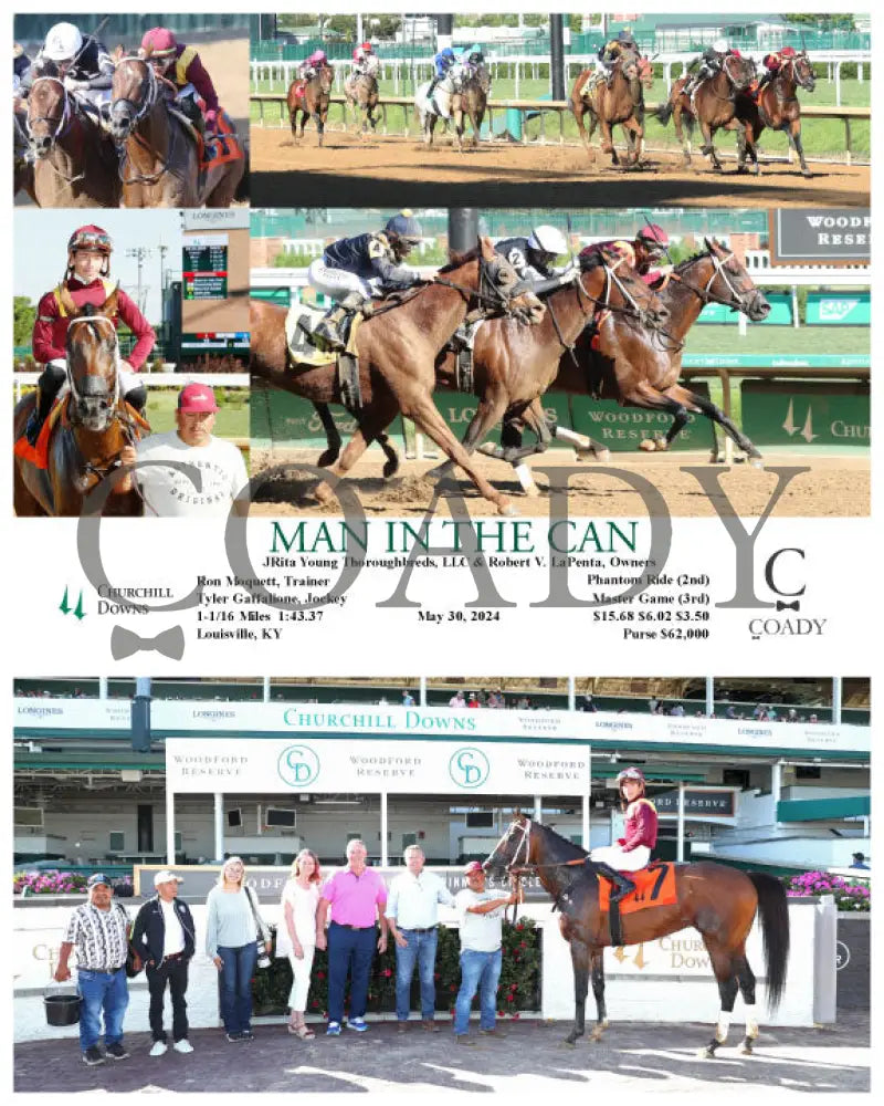 Man In The Can - 05-30-24 R03 Cd Churchill Downs
