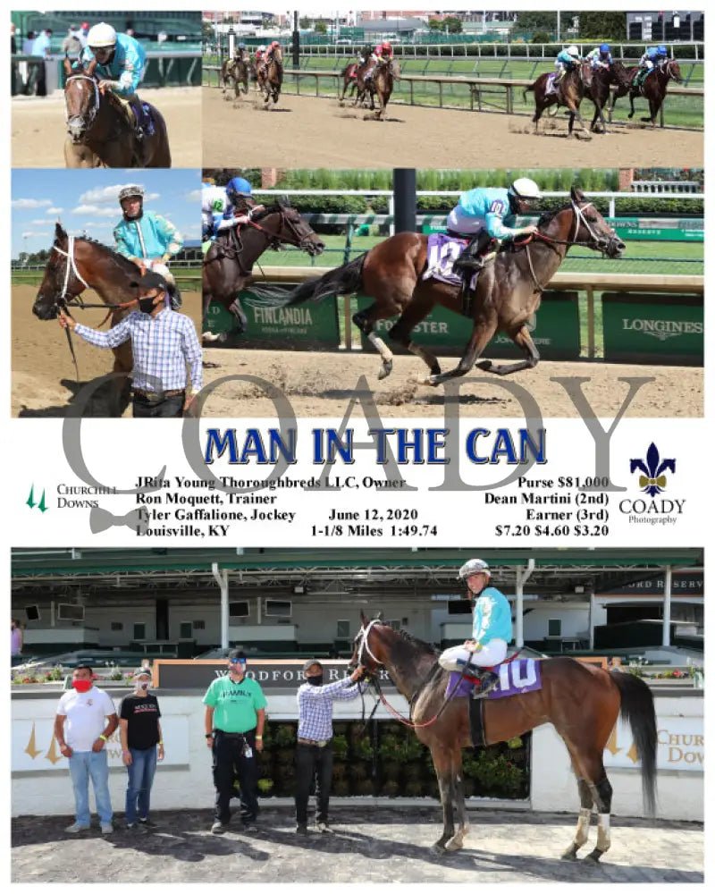 Man In The Can - 06-12-20 R08 Cd Churchill Downs