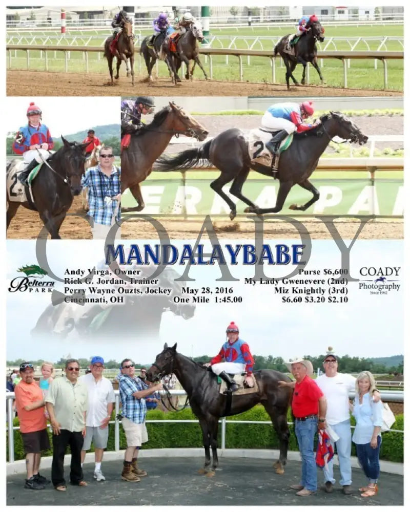 Mandalaybabe - 052816 Race 03 Btp Belterra Park