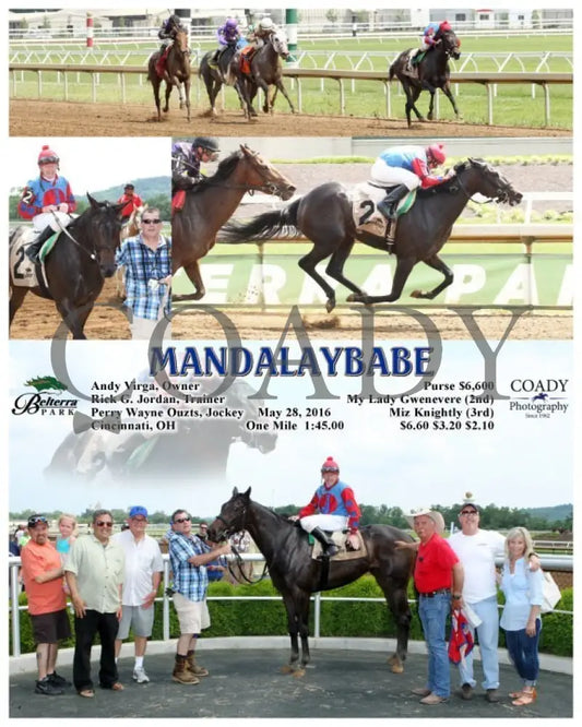 Mandalaybabe - 052816 Race 03 Btp Belterra Park