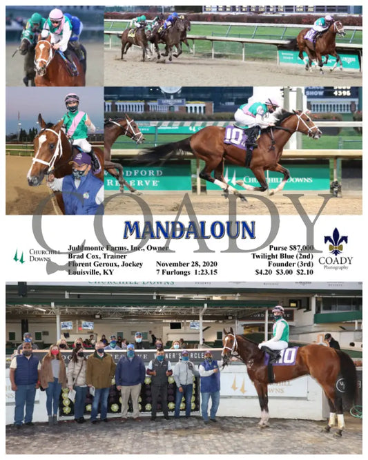Mandaloun - 11-28-20 R10 Cd Churchill Downs