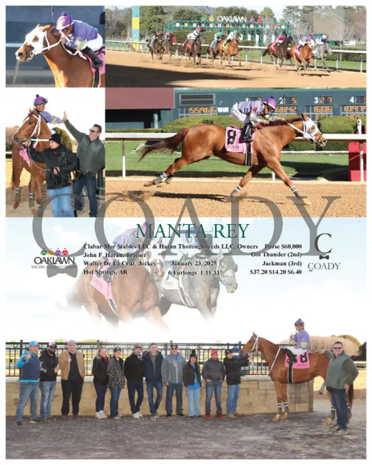Manta Rey - 01-23-25 R06 Op Oaklawn Park